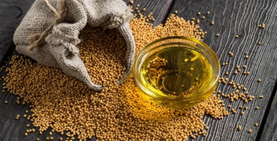 Huile de moutarde pour barbe