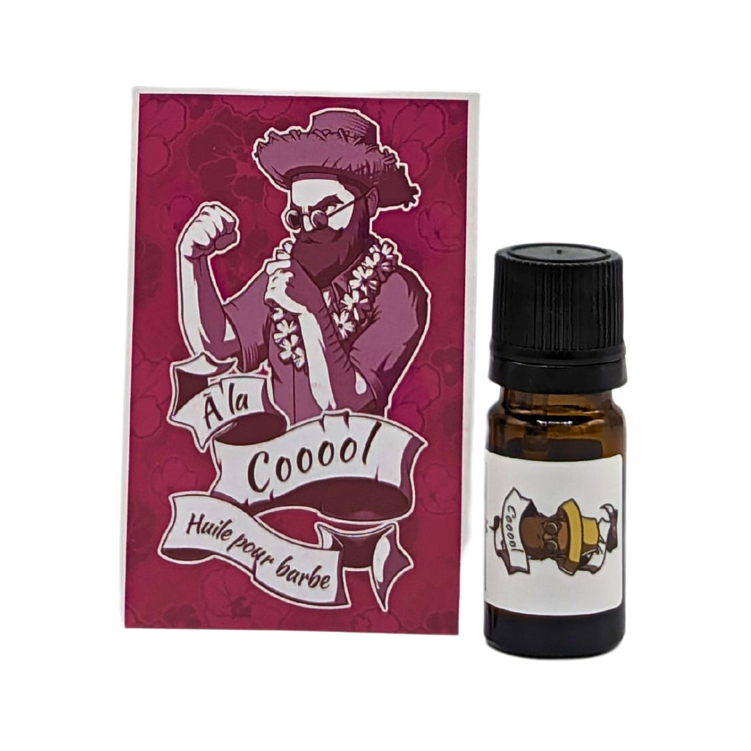 Huile pour barbe "à la cool"