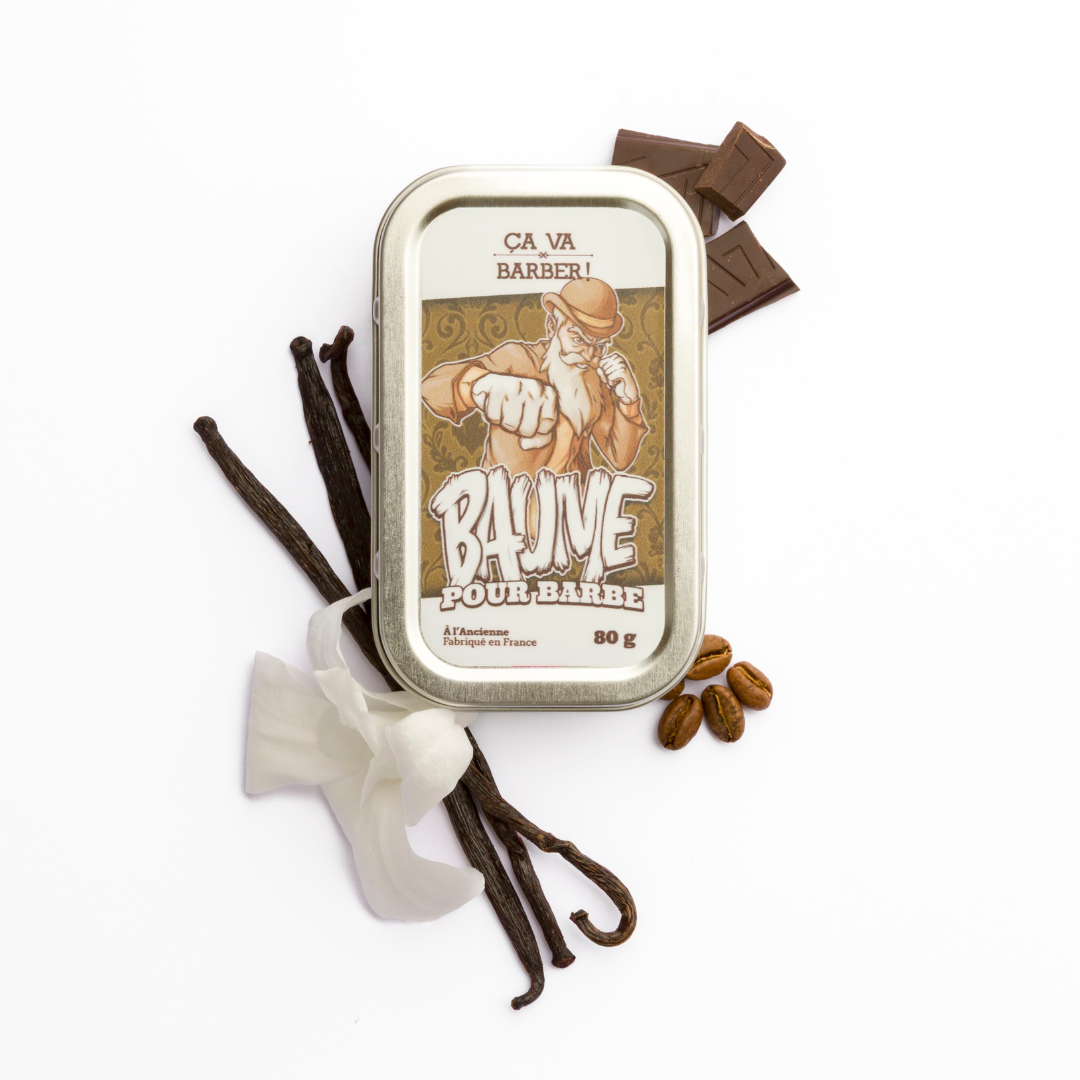 Baume à barbe - Senteur Cuir - à l'ancienne