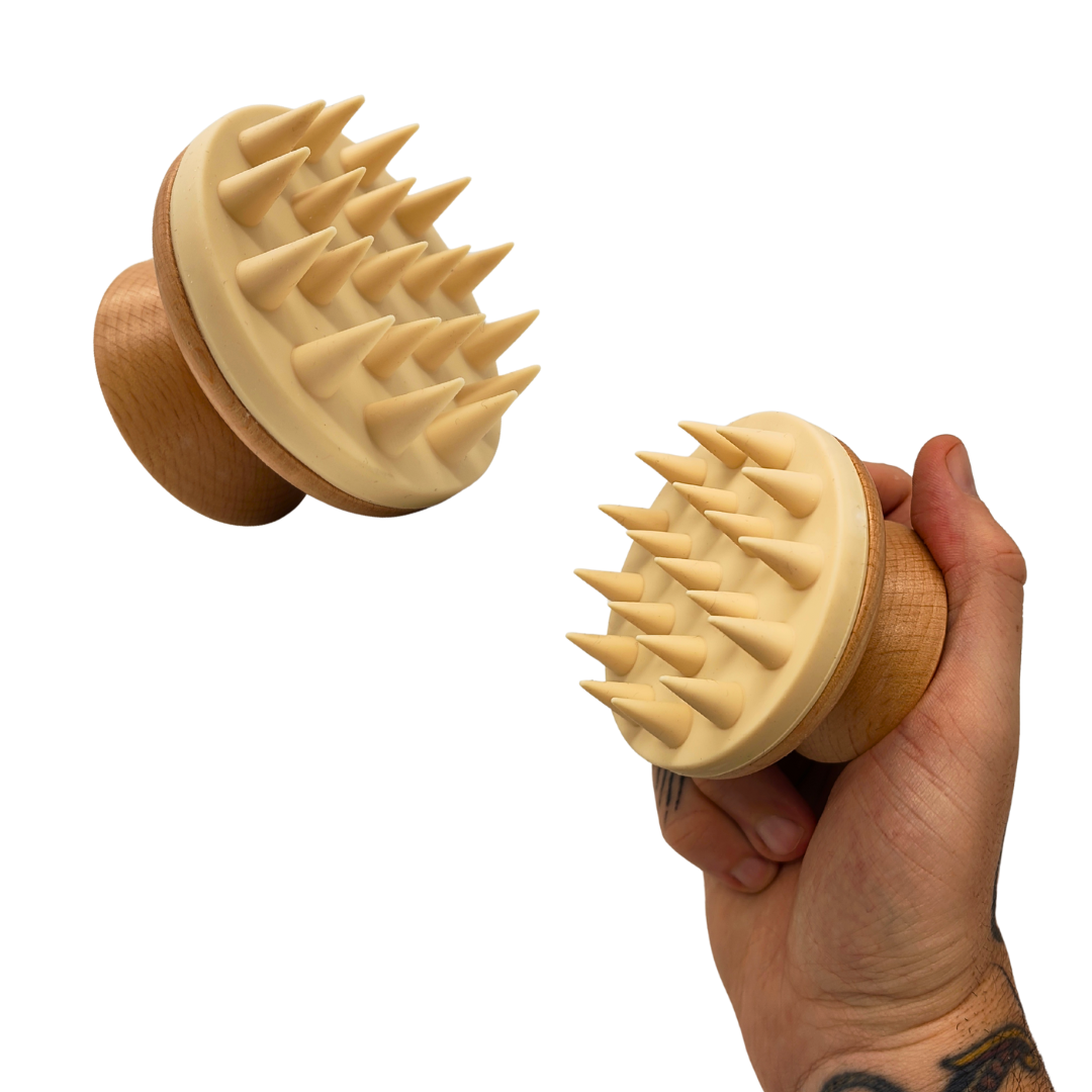 Brosse massante cuir chevelu & barbe