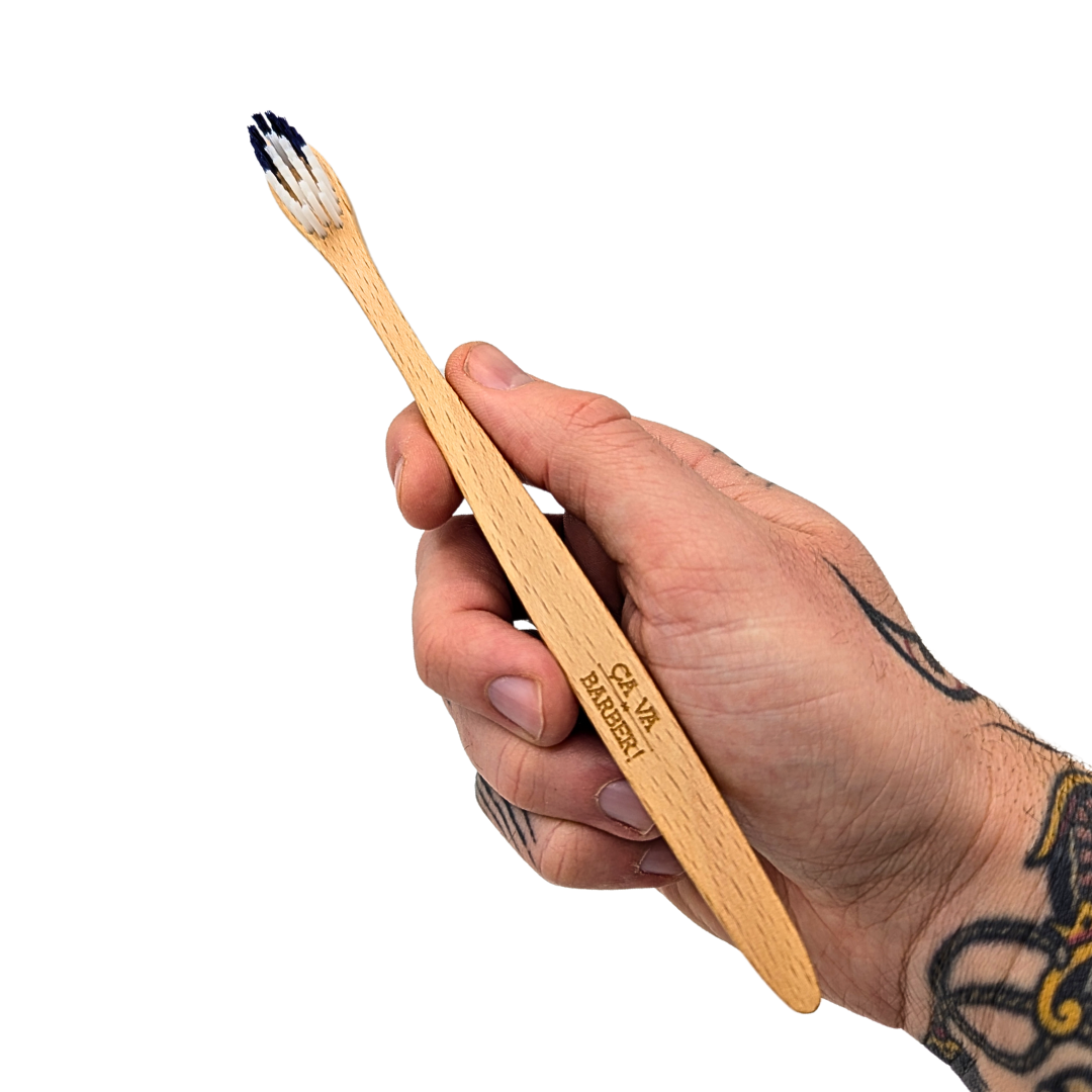 Brosse à dents en bois – Dureté Medium – Fabriquée en France