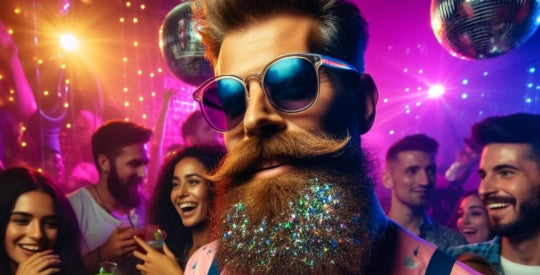 Les paillettes pour barbe : la tendance des fêtes