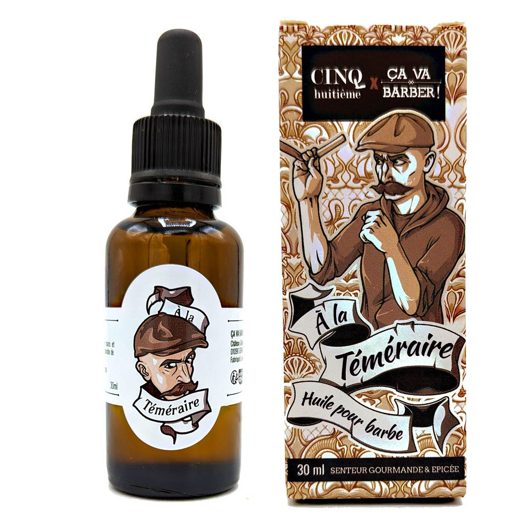 Huile pour barbe bio "à la Téméraire" 