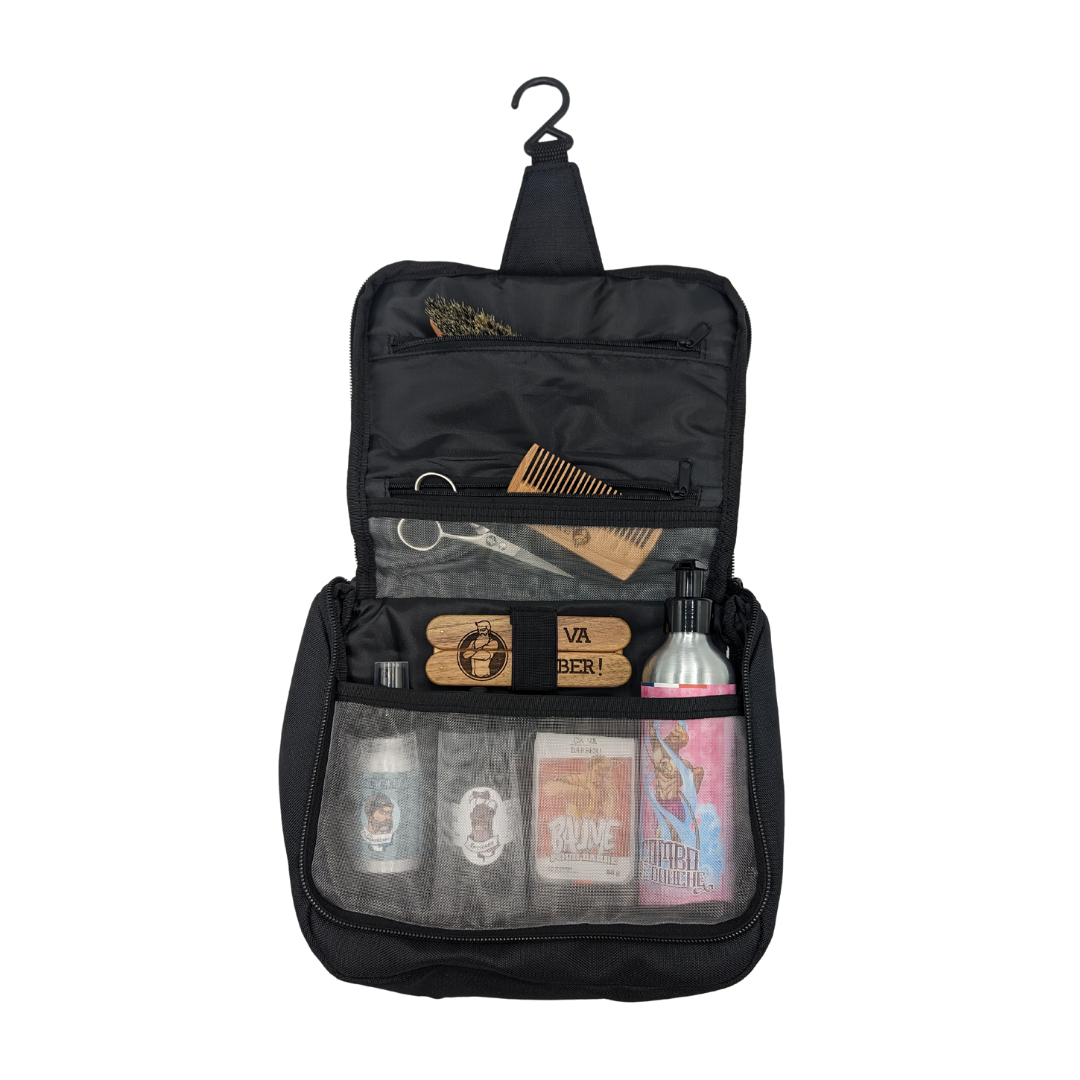 Trousse de toilette personnalisée avec nom de naissance et fleur Trousse de toilette personnalisée avec nom de naissance et fleur