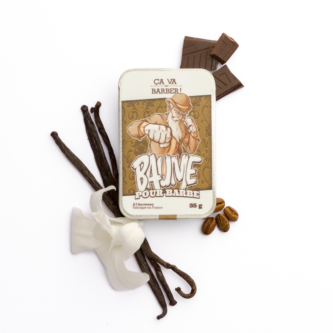 Baume à barbe - Senteur Cuir - à l'ancienne