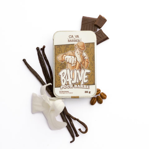 Baume à barbe - Senteur Cuir - à l'ancienne