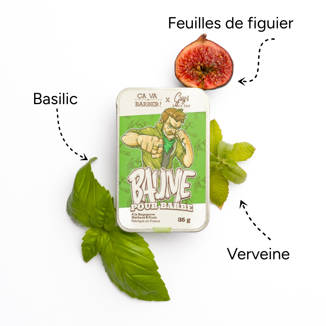 Baume à barbe - Senteur Herbacée et Fraîche - à la Bagagarre