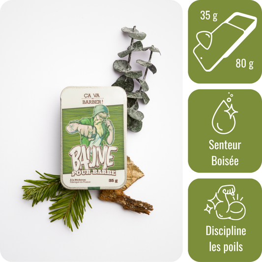 Baume à barbe - Senteur Boisée - à la Bûcheron