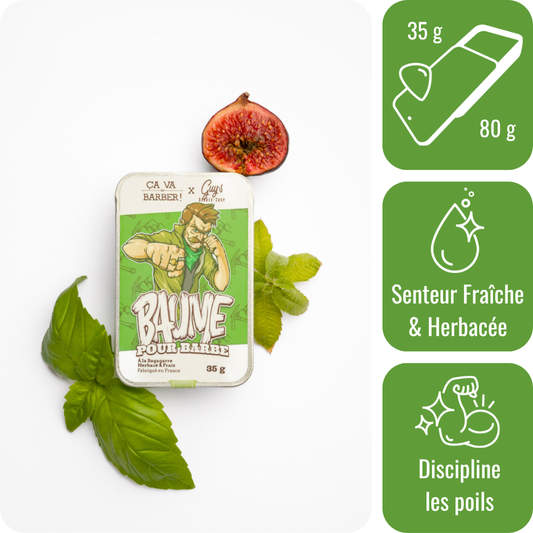 Baume à barbe - Senteur Herbacée et Fraîche - à la Bagagarre