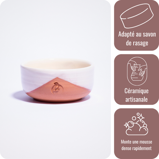 Bol à raser en céramique