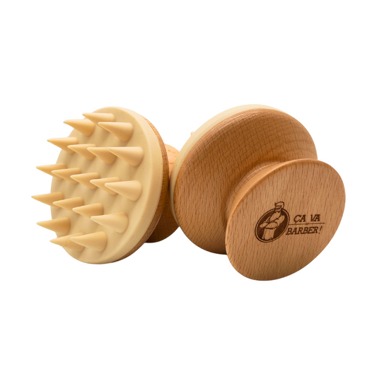 Brosse massante cuir chevelu & barbe