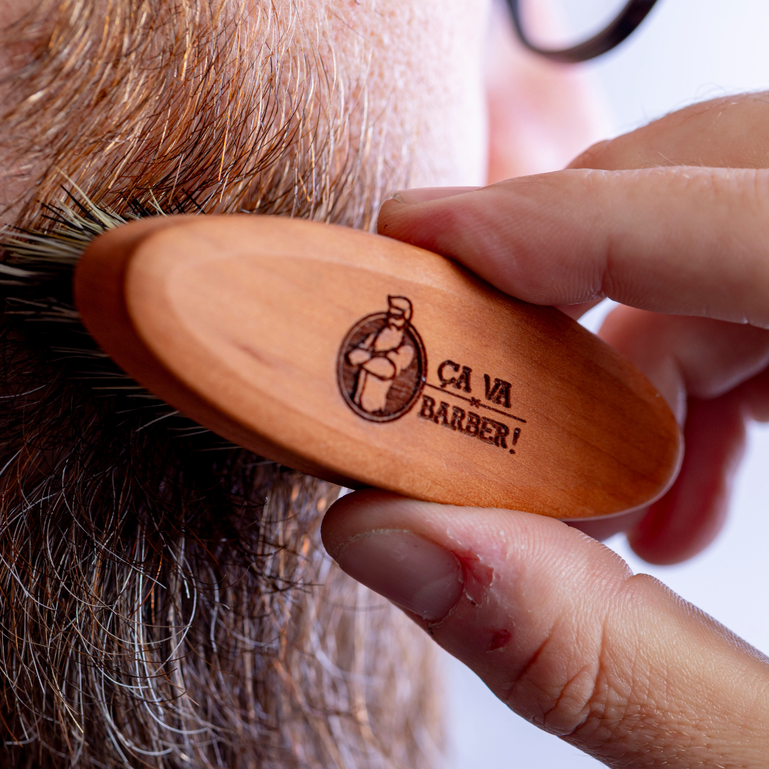 Brosse pour barbe en fibre de cactus