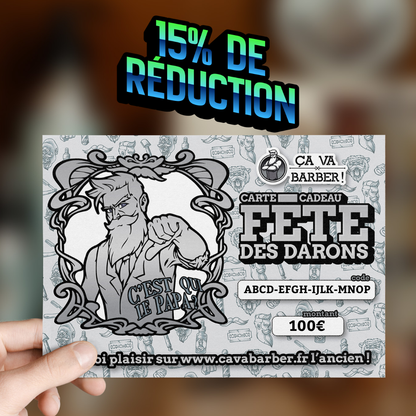 Carte cadeau pour un papa