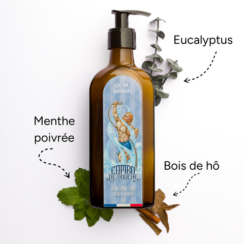 Gel douche barbe — Nettoyant barbe, visage & corps