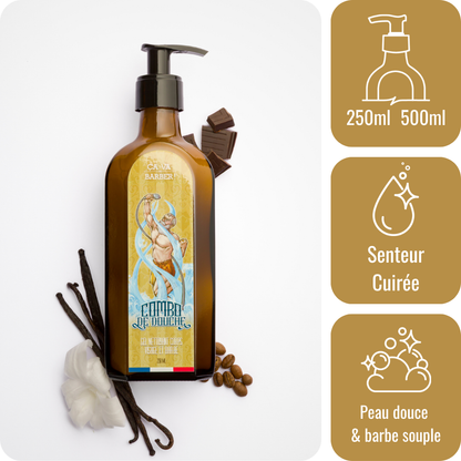 Combo de douche "à l'Ancienne" - Nettoyant barbe/visage/corps