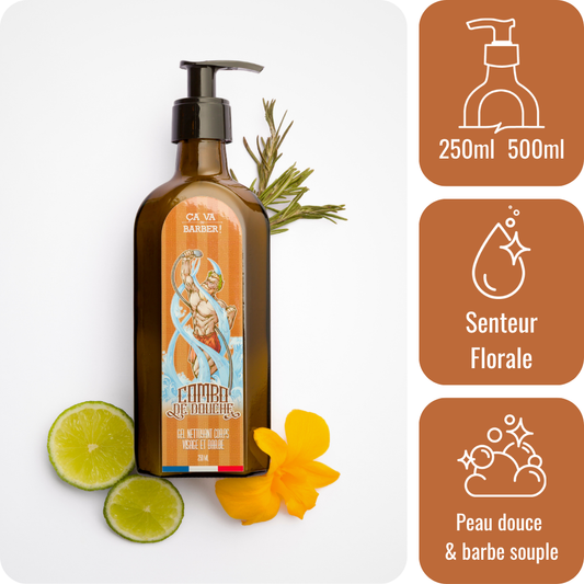 Combo de douche "à la Maximus" - Nettoyant barbe/visage/corps