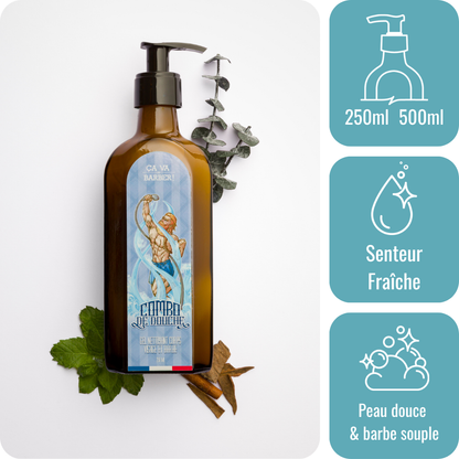 Combo de douche "à la Ragnarök" - Nettoyant barbe/visage/corps