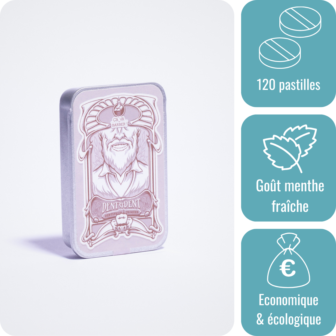 DENT & DENT – Le dentifrice solide à croquer