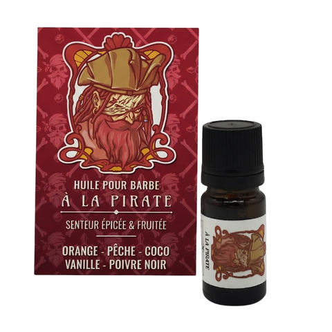 Huile pour barbe - Senteur Epicée et Fruitée - à la Pirate