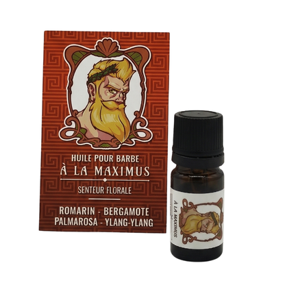 Huile pour barbe - Senteur Florale - à la Maximus
