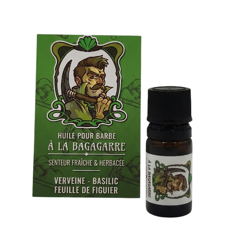 Huile pour barbe - Senteur Herbacée et fraiche - à la Bagagarre