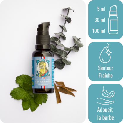 Huile pour barbe - Senteur Fraîche - à la Ragnarök