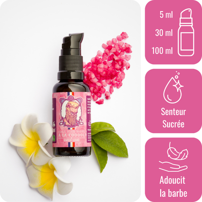 Huile pour barbe - Senteur Sucrée - à la Cool