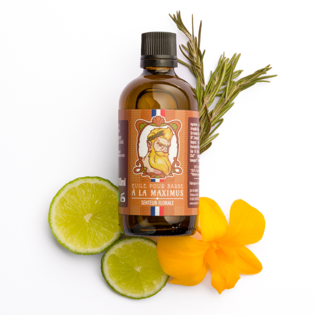 Huile pour barbe - Senteur Florale - à la Maximus