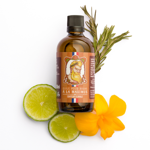 Huile pour barbe - Senteur Florale - à la Maximus