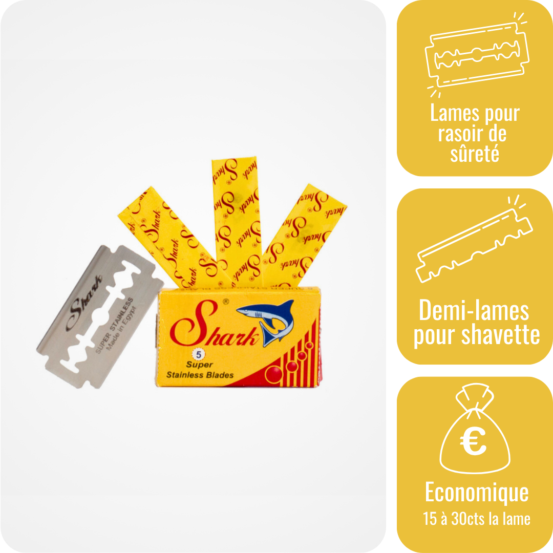 Lames pour rasoir de sûreté et shavette