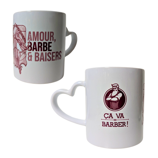 Mug "Amour, Barbe & Baisers"