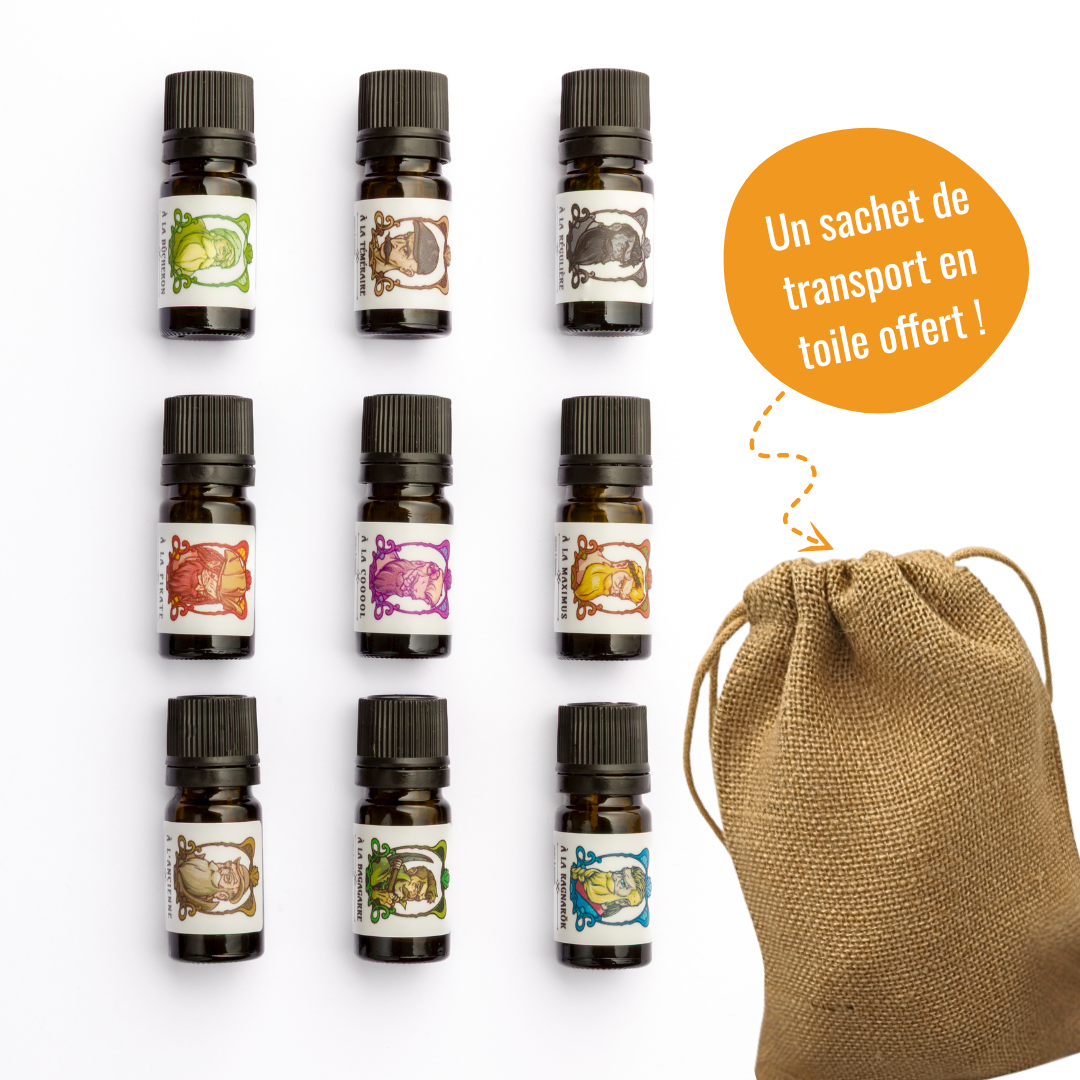 Pack découverte huiles pour barbe - 9 x 5 ml