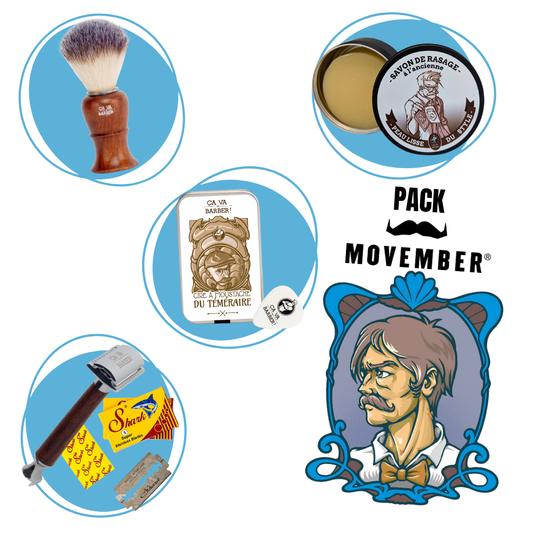 Pack MOVEMBER - Rasage et moustache