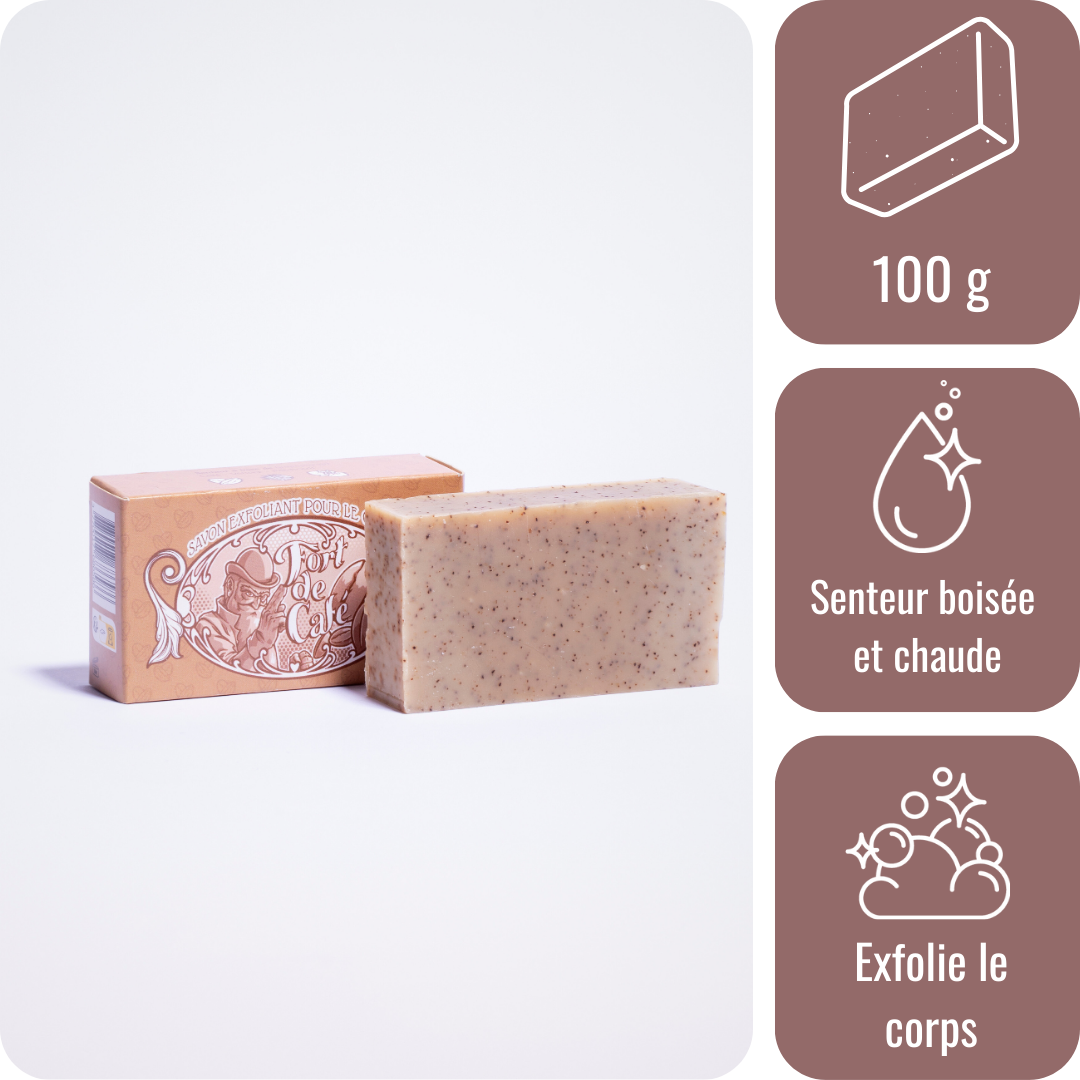 Savon corps exfoliant  - Fort de café
