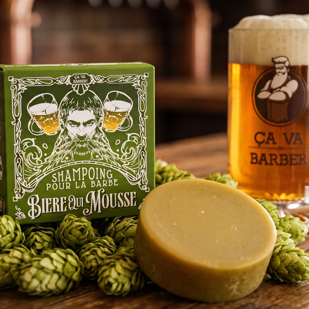 Shampoing solide - Bière qui mousse
