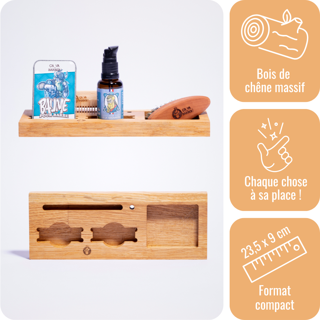 Socle de rangement pour barbus