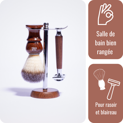 Support pour blaireau et rasoir