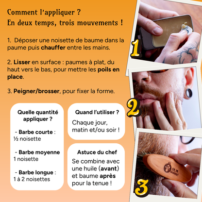 Baume à barbe - Senteur Boisée - à la Bûcheron