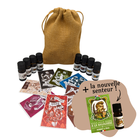 Pack découverte huiles pour barbe - 9 x 5 ml