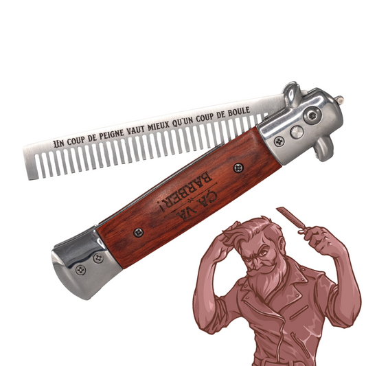 Peigne cran d’arrêt – édition limitée