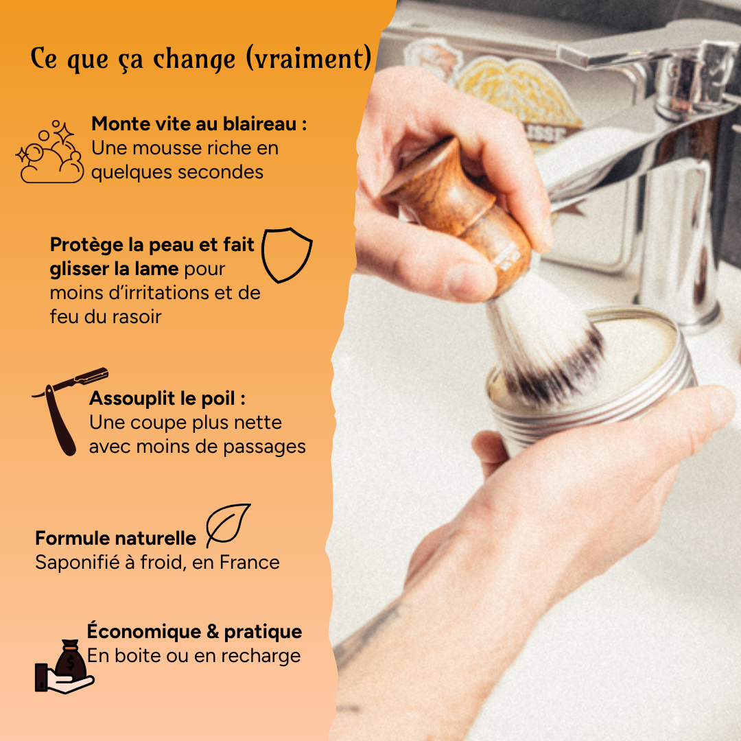 Savon de rasage - Peau lisse du style
